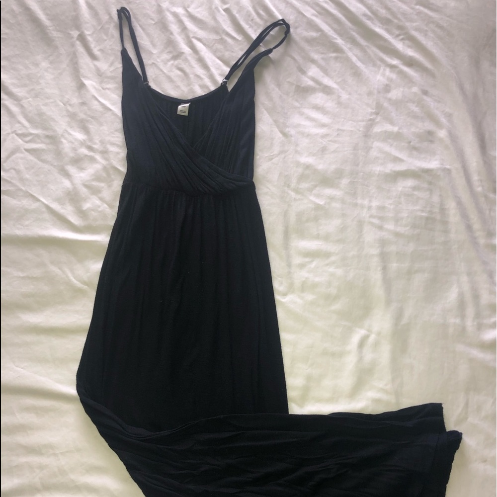 Worn once. Black maxi dress.